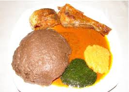 Amala with Gbegiri and Ewedu - a Nigerian special dish
